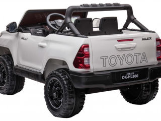 Mașină electrică pentru copii Toyota Hilux HL860 (alb/negru) / Детский электромобиль Toyota Hilux foto 7