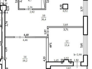 Apartament cu 2 camere, 69 m², Râșcani, Chișinău foto 15