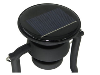 Lanternă LED vintage cu panou solar și posibilitate de încărcare manuală foto 1
