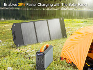 Baterie externa portabila 320Wh + Panou Solar 100W foto 7