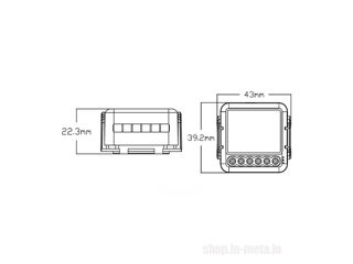 SMD-02Z Zigbee Dimmer Module, 2 channel. 2-канальный модуль регулировки яркости. foto 6