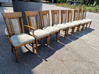 Set scaune din lemn natural