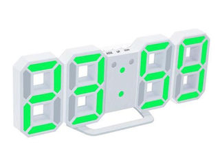 3D LED Цифровые Часы-будильник настольные и настенные. foto 9