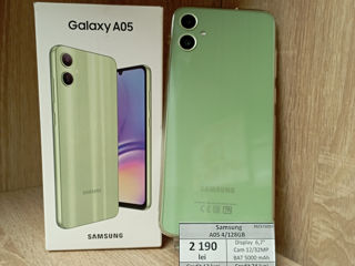 Samsung A05 4/128GB  2190lei