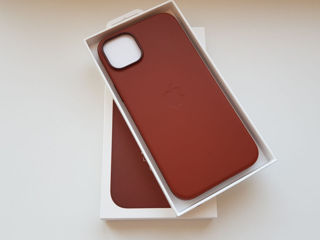 Apple iPhone 14 Plus Leather Case MagSafe - Umber foto 3