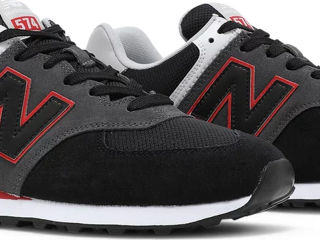 New Balance 574SM2 Black Velocity Red foto 5