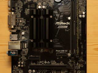 ASRock J3355M cu procesor integrat si memorie ram foto 1