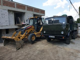 Servicii excavator, buldoexcavator,bobcat,miniexcavator,compactor,каток,Kamaz foto 2