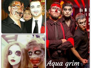 Aqua grim,body art,face painting,make up.Рисунок на лице,аквагрим на Хэллоуин,день рождение,торжеств foto 9