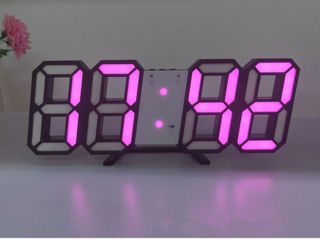 Часы=3D=LED-электронные настольные=настенные с будильником-показывают температуру в комнате. foto 5