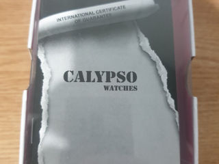 Подарок к любым  праздникам часы Calypso K5625/2 черно-синие,  хронограф, цифровые. foto 6