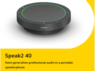 Jabra Speak2 40 - Спикерфон, полнодиапазонный 50-мм динамик и широкополосный звук foto 4