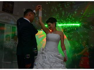 Show de lumini,lazere, fum, bule de sapun, zapada la nunta (Fum greu) foto 8