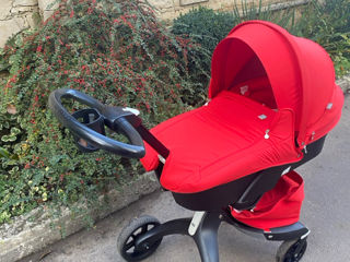 Коляска 2 в 1 Stokke Xplory,  V 5 Red/ черные шасси /Для детей от  0 м.-до 3 лет, весом до 15 кг