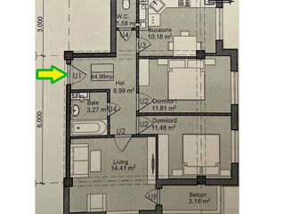 Apartament cu 3 camere,  Botanica,  Chișinău,  Chișinău mun. foto 8