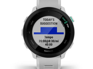 Smartwatch Garmin Forerunner 55, Alb, nou foto 6