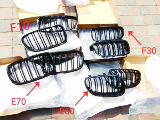 Решетки Ноздри На ВСЕ BMW E34 36 38 39 46 53 60 70 F01 F10 F30 G30 F15 X3 X5 X6 Grille BMW БМВ foto 1