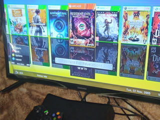 Продам прошитый Xbox 360 + 73 игры, понастоящему ухоженный, без пыли и грязи - 2000 лей