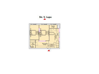 Apartament cu 2 camere, 62 m², Centru, Ungheni foto 7