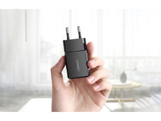 Incarcator pentru Priza Ugreen ED011, USB,10.5W, 2,1 A, negru (50459) foto 1