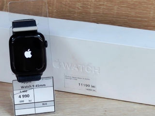 Apple Watch 9 45mm . Pret 4990 Lei