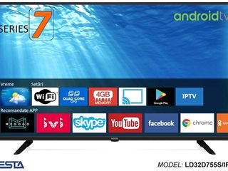 Smart - televizor 32"  Vesta smart tv Android 7.0 LD32D755S телевизор foto 1