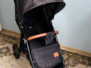 Carucior sport, ultra compact, Kinderkraft Grande Plus, 0-22 kg, negru foto 1