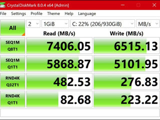 2Tb SSD SK hynix Platinum P41 PCIe NVMe Gen4 M.2 foto 2