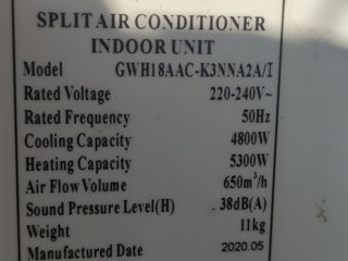 Gree On/Off 18000 BTU foto 3