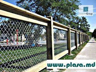 Plasa decorativa zincata.Декоративная оцинкованная сетка для заборов. foto 9