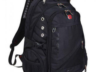 Рюкзак SwissGear 8810 с отделением для ноутбука 35 л Черный + чехол от дождя foto 4