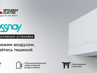 Настенная приточно-вытяжная вентиляционная установка с рекуператором Mitsubishi Electric Lossnay фото 6