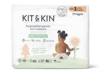 Scutece eco hipoalergenice Kit&Kin 3 (6-10 kg) 32 buc