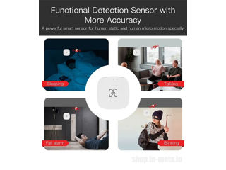 M100 Human presence motion sensor Tuya ZigBee WiFi, Датчик присутствия человека. foto 3