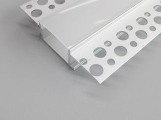 Лед профиль алюминь гибкий,Led profile pentru banda led aluminium,2m,3m,врезной,накладной,угловой. foto 7