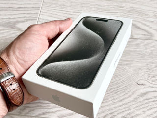 iPhone 15 Pro 1Tb White Titanium + Husa/Чехол Original