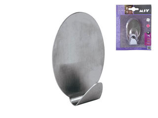 Крючки Самоклеющиеся Msv 2Шт Овал 4.5X7Cm, Нерж Сталь