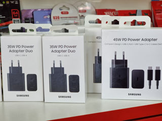 Новые, оригинальные зарядки Samsung, Apple 15w, 20w, 25w, 35w, 45w, 65w foto 4