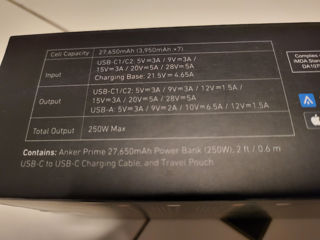 Зарядные станции Anker Prime 27650mAh 250W, Baseus EnerGeek GP12 145W фото 3