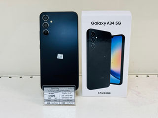 Samsung A34,8/256gb, Nou, 4090 lei