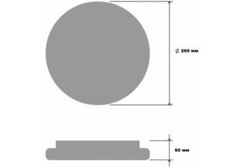 Lampă suspendată rotundă cu LED, 18 W, 6500K, albă  O lampă LED frumoasă și practică, de formă rotun foto 3