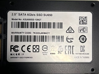 SSD Adata su650 120GB foto 2