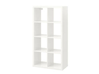 Etajera IKEA Kallax glossy white 77x147 cm