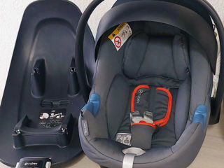 Vînd scoică auto Cybex Aton B i-size + bază isofix 0-13kg în stare foarte bună puțin folosită. foto 6