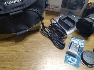 Canon 1100D KIT+18-55 IS II+Сумка, Новый, 4100lei, Торг. foto 3