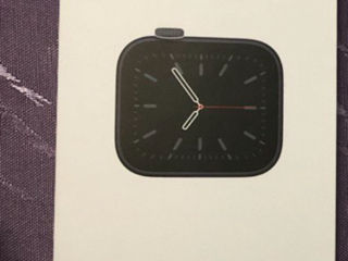 часы Apple Watch Series 6 44 mm Space Gray Aluminum Case Black Sport Band. Бельцы foto 2