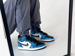 Nike Jordan Retro 1 Sea Blue Poze reale foto 3