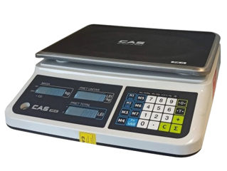 Торговые весы CAS с 2 экранами на 15 кг и 30 кг. Сертифицированые метрологией. Cantar comercial CAS foto 8