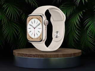 Смарт часы - «Apple Watch Series 8 MNP63 41mm GPS Aluminium Starlight» foto 1