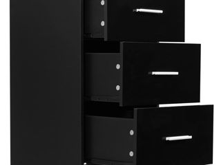 Comodă de birou cu 3 sertare în stil elegant și modern foto 6